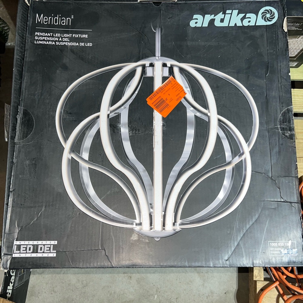 Meridian LED Pendant Light Fixture - White